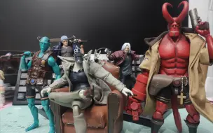 Скачать видео: 【瞎玩摆弄】【544期】1000TOYS千值练 1/12 漫画非枪人生 乾十三 6寸可动人偶