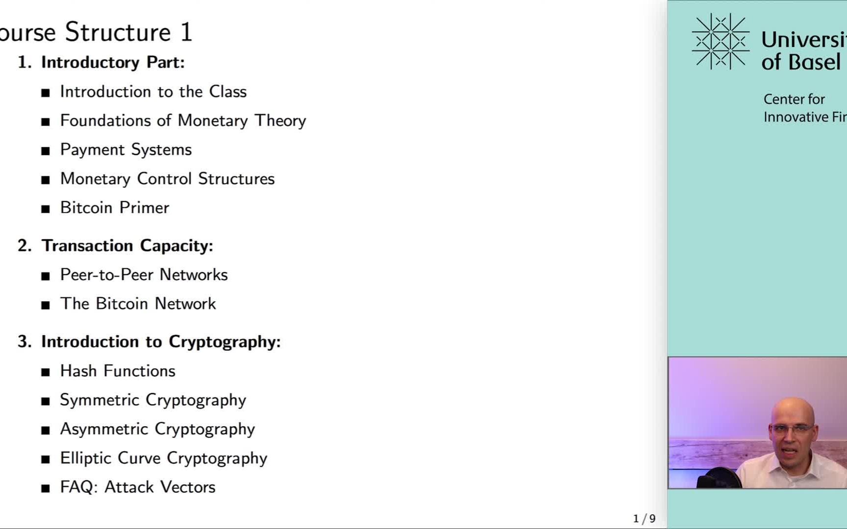 巴塞尔大学区块链公开课 Intro  Bitcoin, Blockchain and Cryptoassets哔哩哔哩bilibili