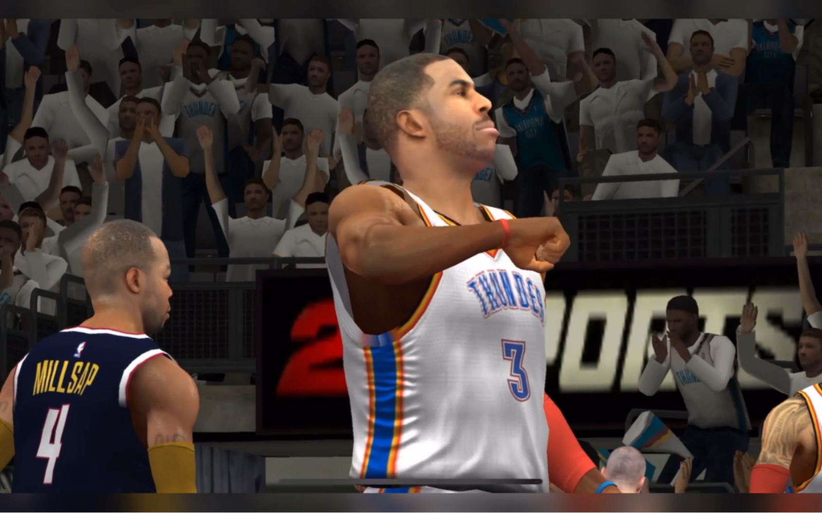 【nba2k20】雷霆季后赛系列克里斯保罗首轮g1压哨跳投绝杀!