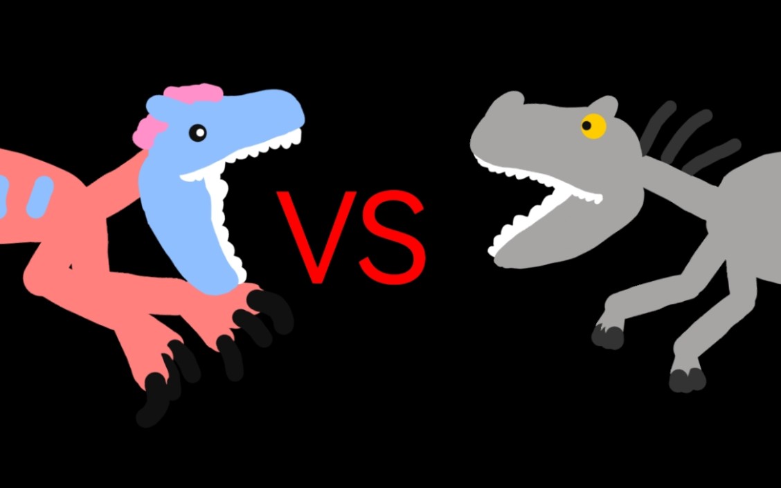 【恐龙大乱斗】大盗龙vs角鼻龙