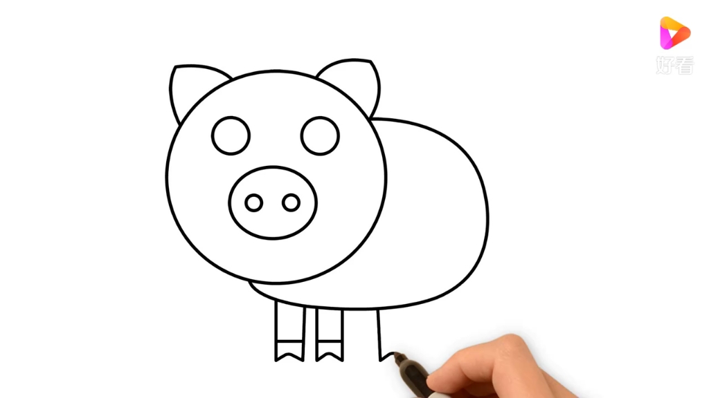 简单画小猪