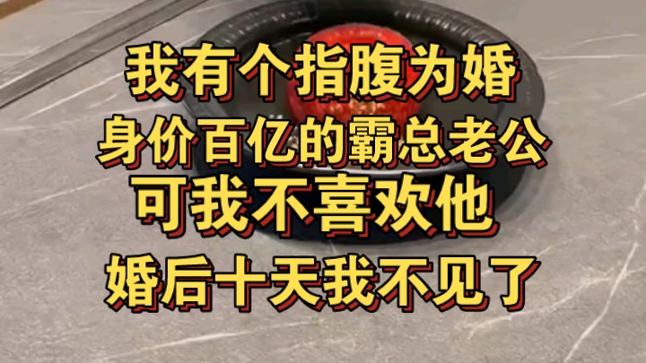 我有个指腹为婚身家百亿的霸总老公,可我不喜欢他,婚后十天我不见了哔哩哔哩bilibili