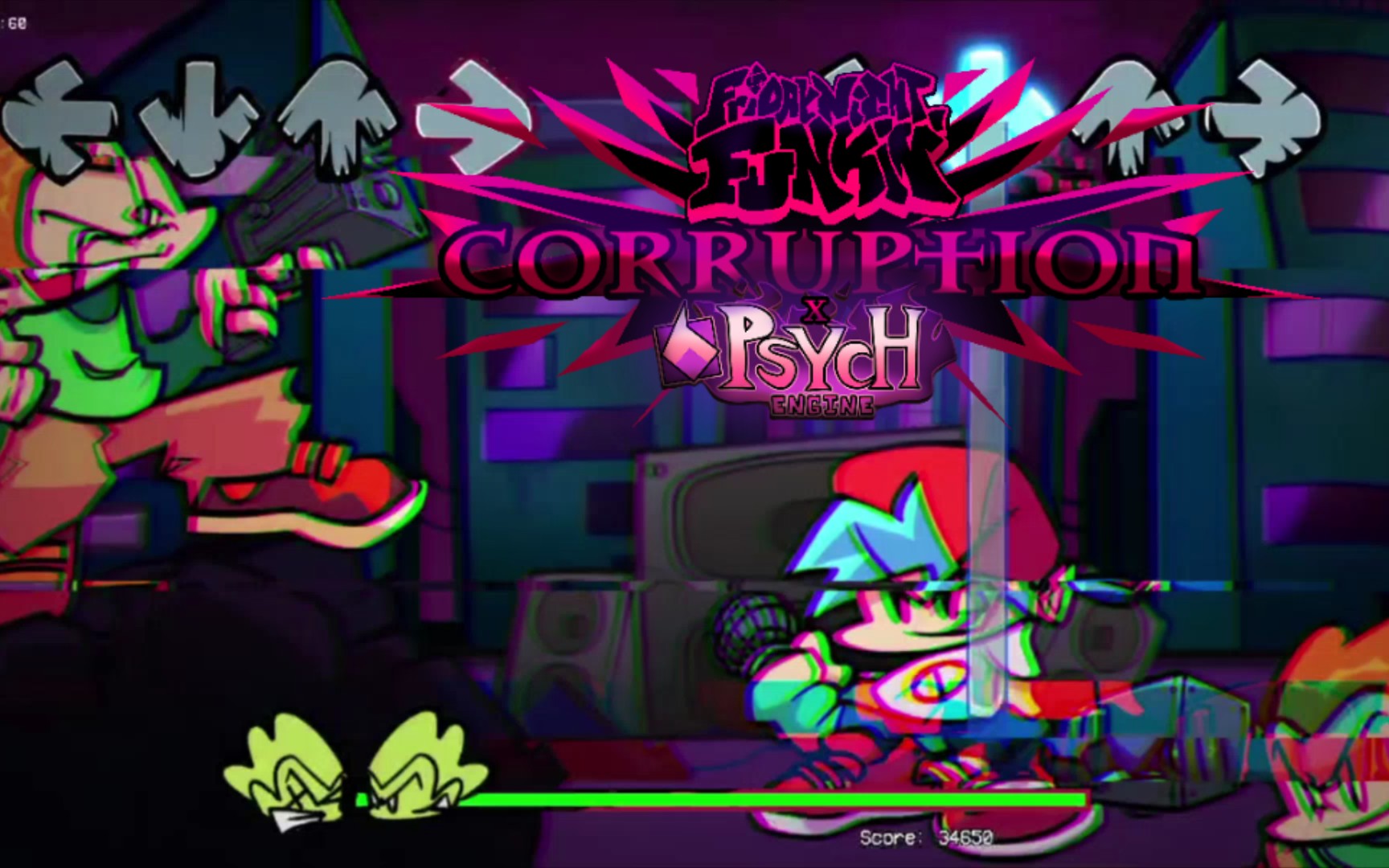 [fnf/腐化原版整活] 两个皮克居然为了鼻癌符大打出手