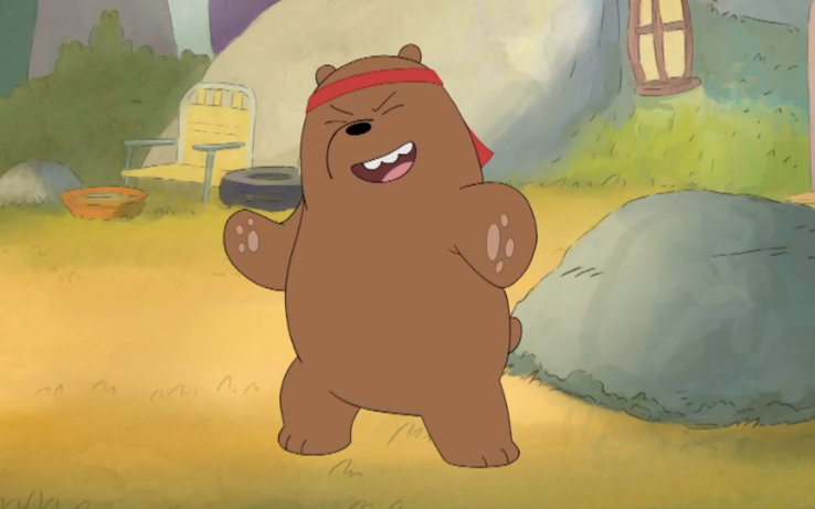 【6月/生肉】we bare bears咱们裸熊 短片- grizzly ultimate hero