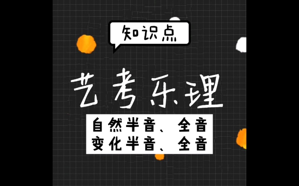 艺考乐理|第4集 秒懂何为自然半音?何为变化半音?哔哩哔哩bilibili