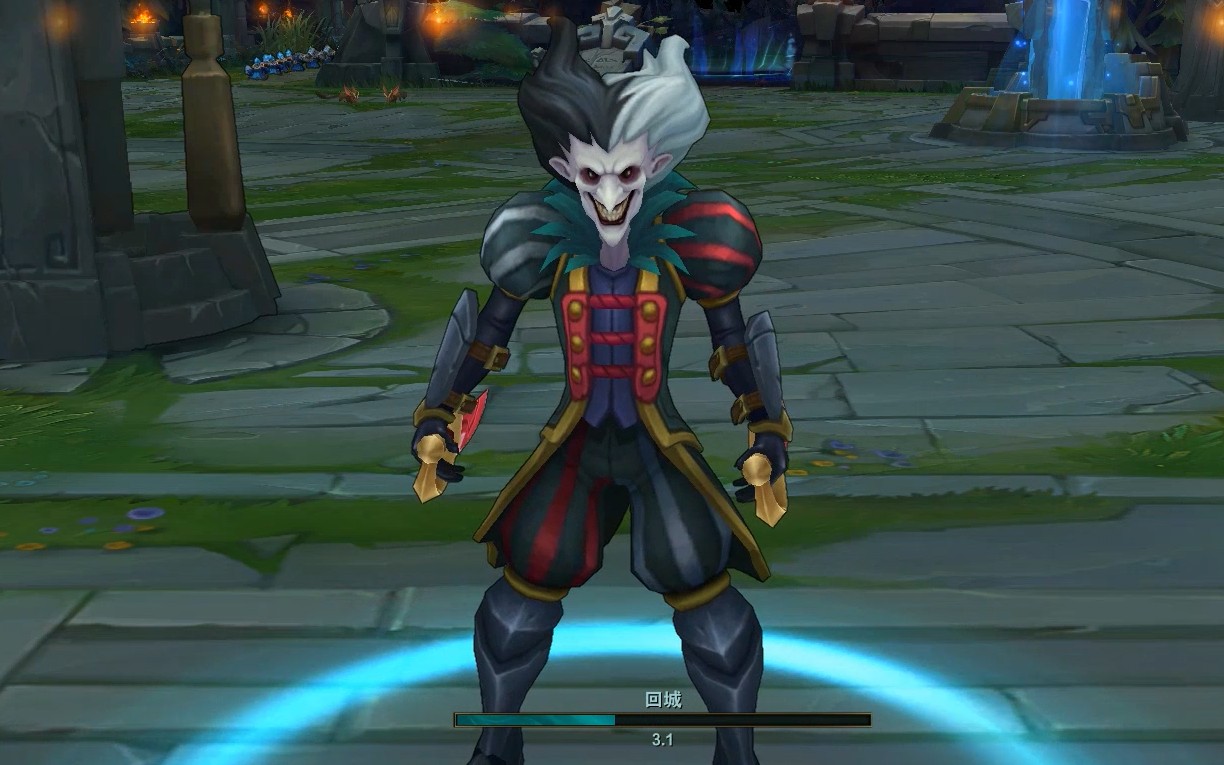 恶魔小丑萨科全皮肤模型正脸展示那款是你的最爱