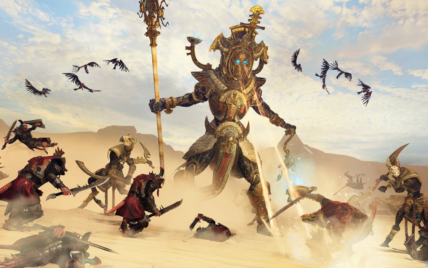 herman全面战争战锤2古墓王战役39死守海门