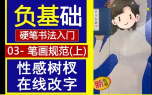 Download Video: 【负基础硬笔书法】入门练字教程 03-笔画规范（上）