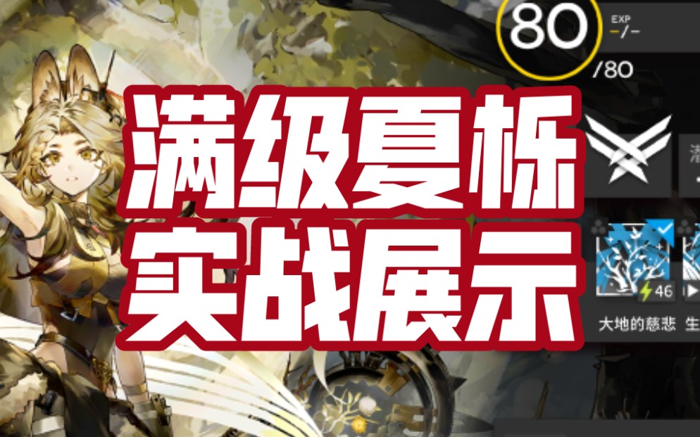 【明日方舟】精二满级夏栎,技能专精实战测试,后续分P更新专精变化,血量越满保的越好的辅助开关永续奶.手机游戏热门视频