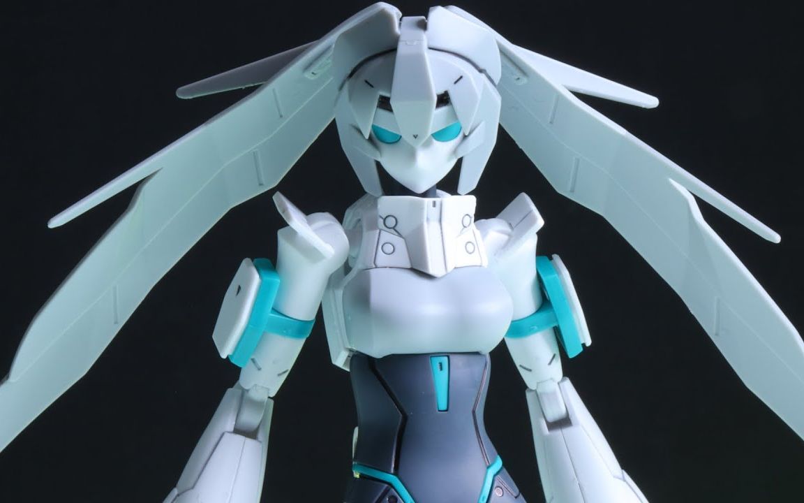 万代机娘模型预览hgbdr机动人形芽衣