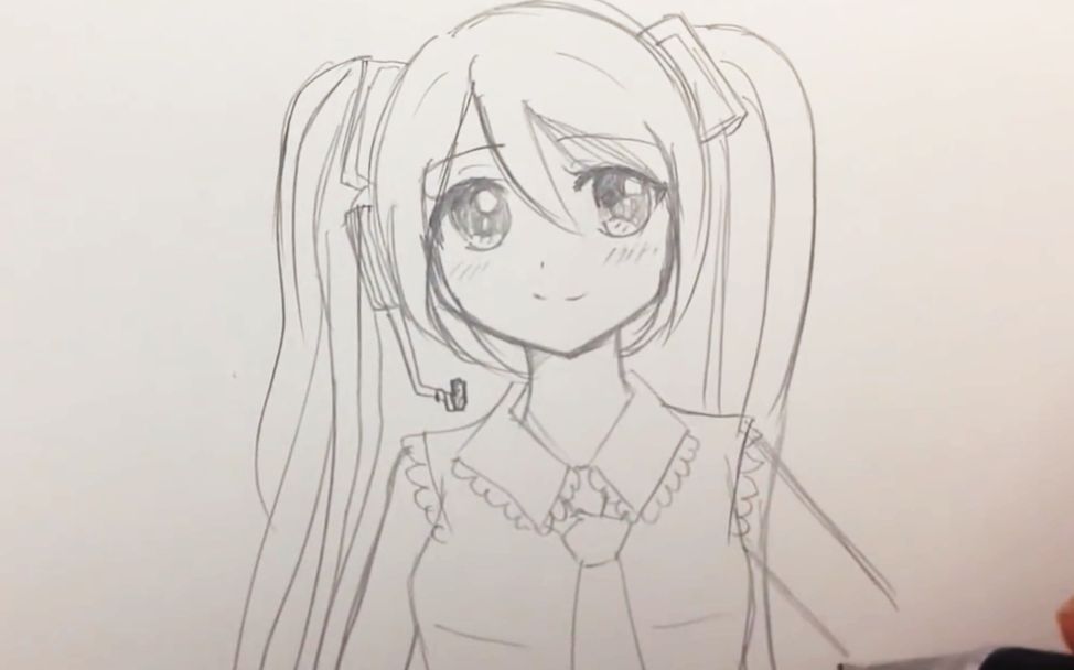 这画的是初音小姐姐吗?难度感觉还可以