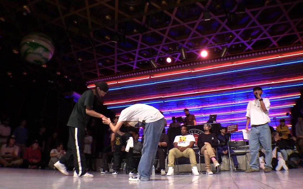 atsuki vs aya @ hiphop forever japan 2017 best 12 battle_哔哩