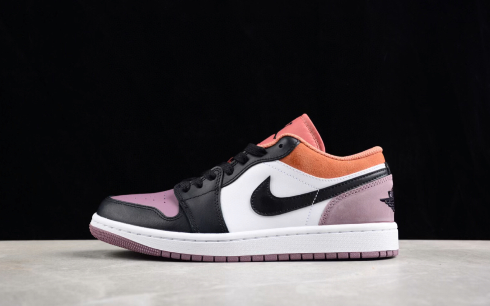 乔丹 air jordan 1 low red bean aj1 豆沙白褐紫低帮运动鞋fb9907