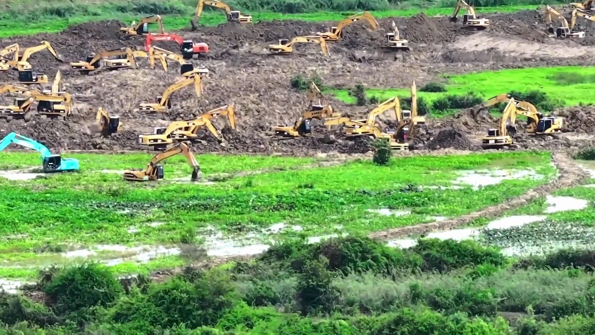 柬埔寨金边扶南古水道96号主河道,扶南古水道水系 2024.09.05哔哩哔哩bilibili