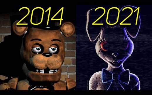 [图][游戏进化史]玩具熊的午夜惊魂/玩具熊的五夜后宫 FNAF 2014-2021