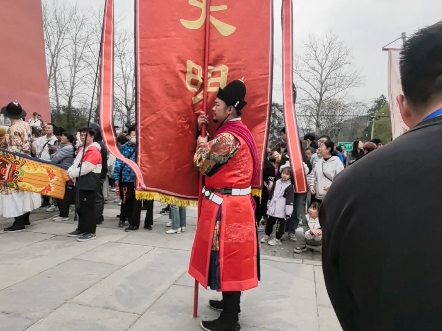 明文化节清明节明十三陵神路出警仪仗,选自明代万历皇帝出警入跸图哔哩哔哩bilibili