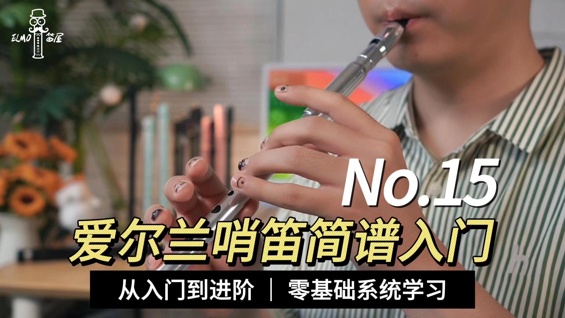 爱尔兰哨笛简谱入门教程no.15