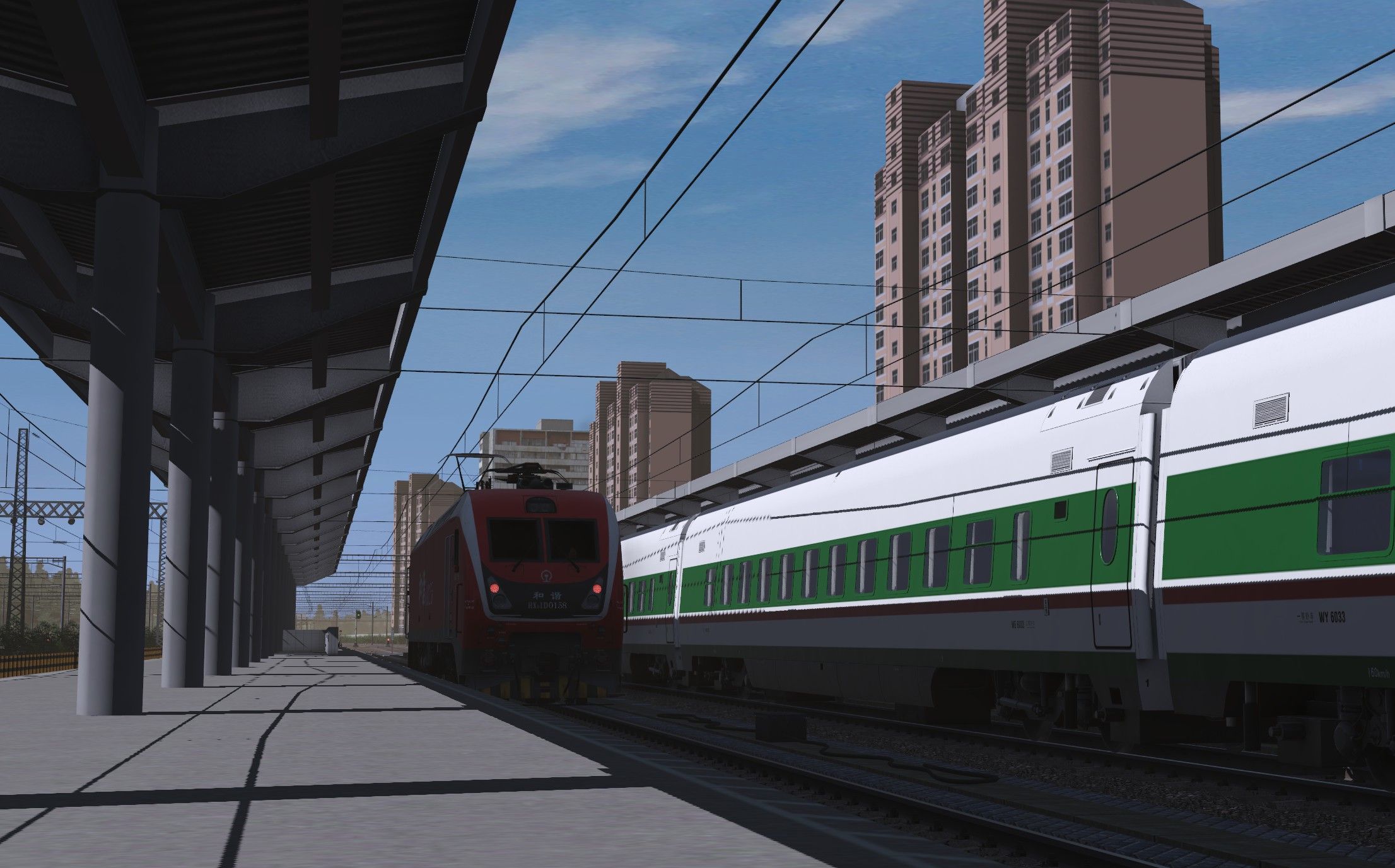 【实况模拟列车2022】站台股道迂回注意瞭望