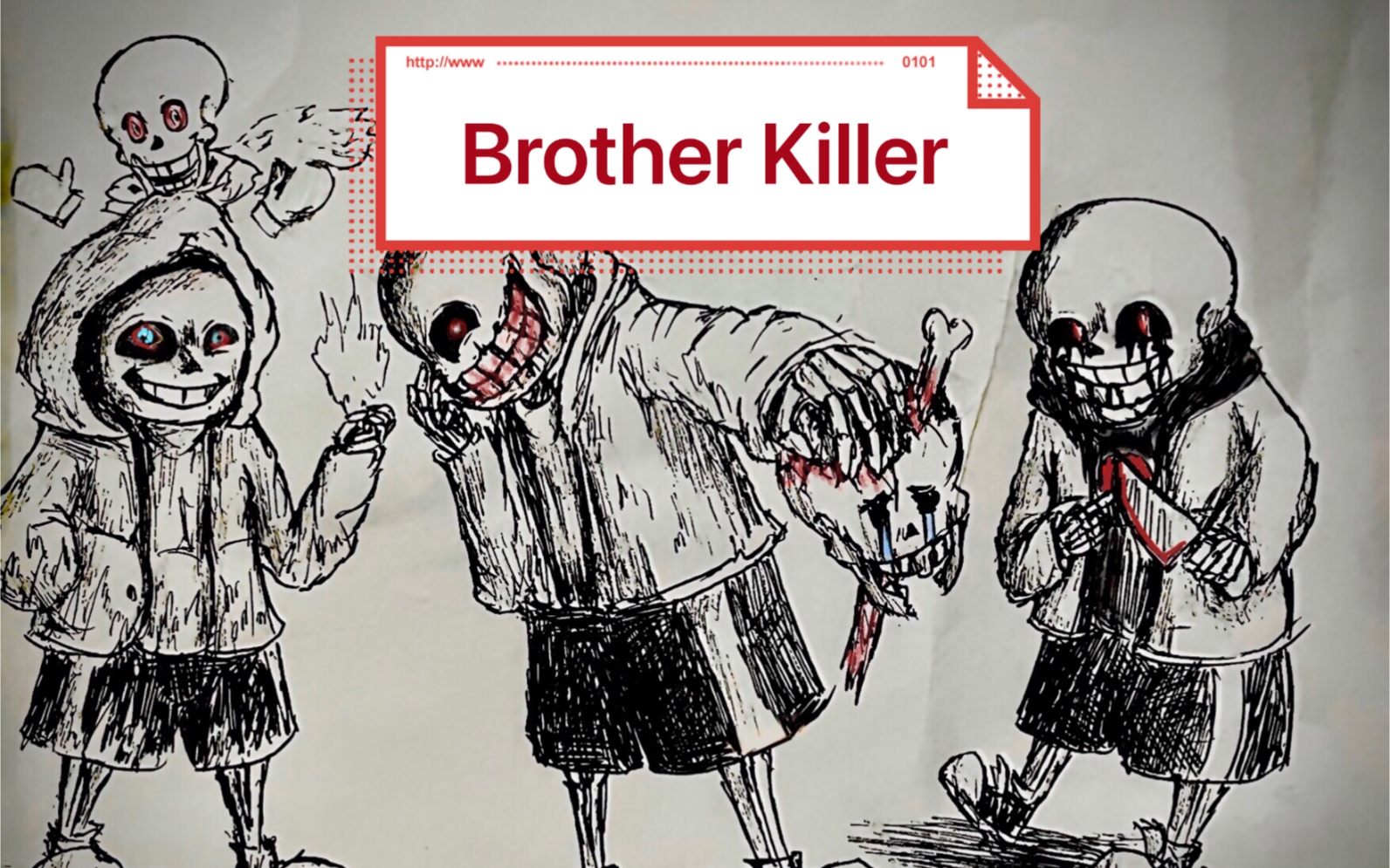 【brother killer】murder time trio plase2—手繪 音頻可視化