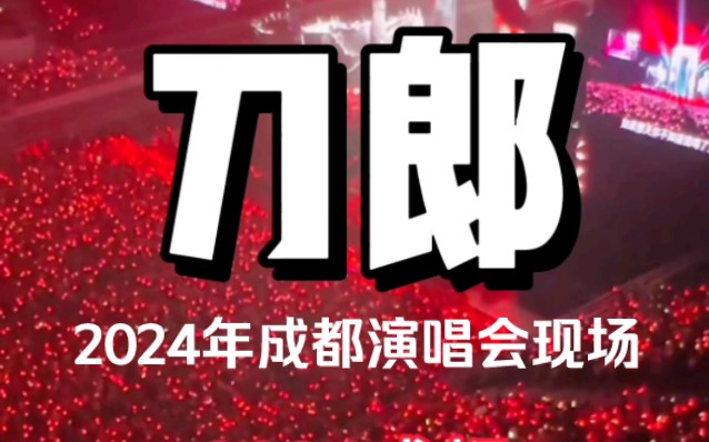 刀郎2024年成都演唱会震撼现场!王者归来,刀神!哔哩哔哩bilibili