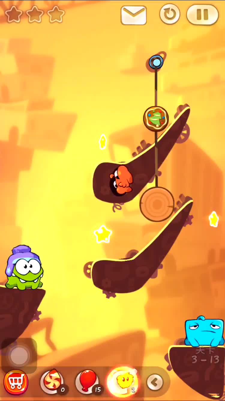 割绳子之割绳子2苹果版本03关卡垃圾场0013