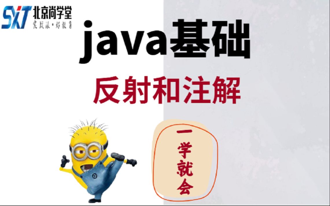 【java基础】尚学堂java基础学习之反射和注解2021年最新整理全套精品课程小白学习java必学课程免费分享(源码、课件、电子书)等哔哩哔哩bilibili