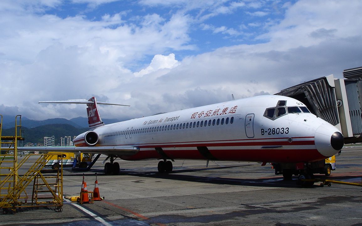 远东航空麦道md-83 澎湖-台中 飞行记录(重制)