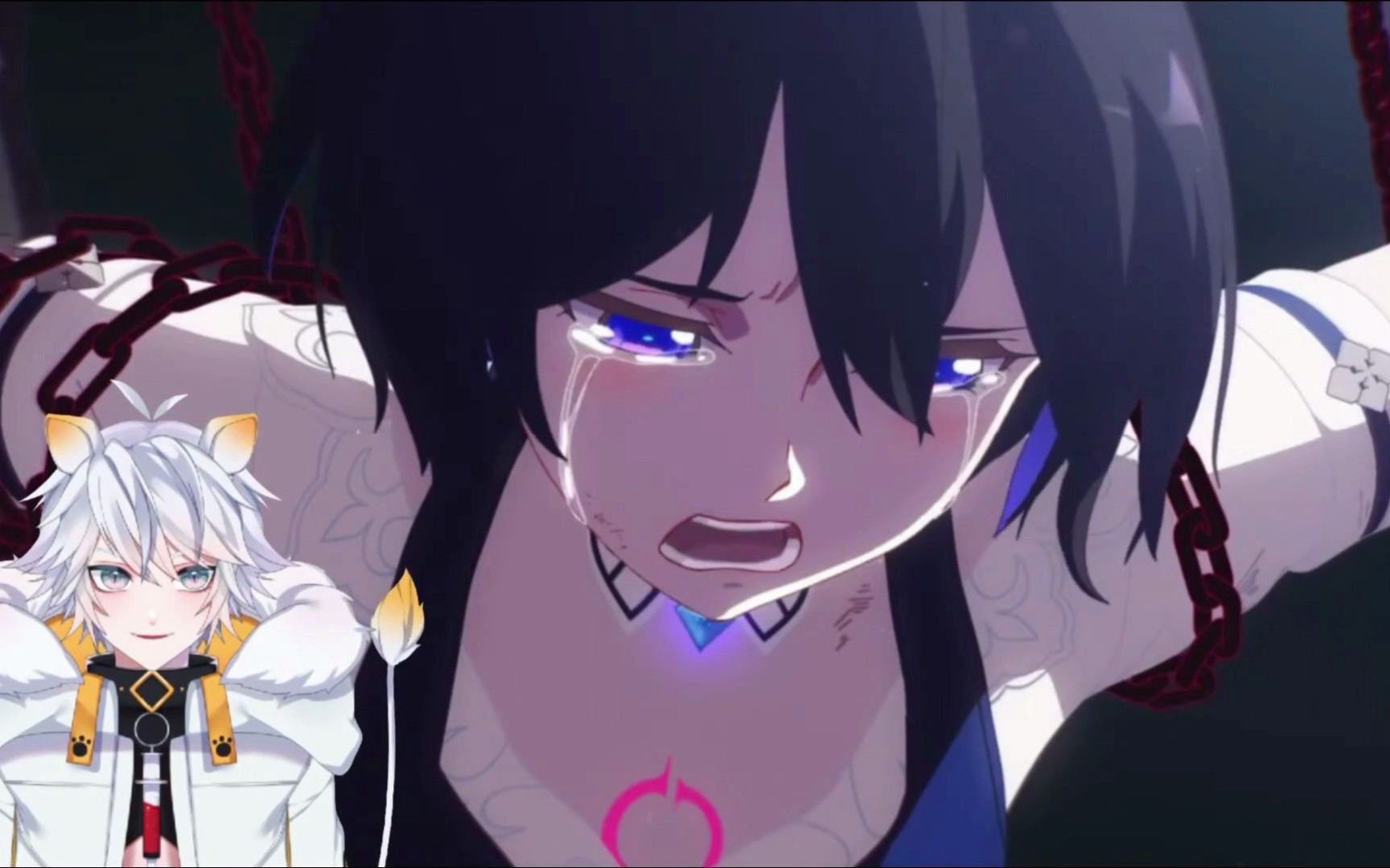 日本半狮小姐姐看《希儿》和结尾cg被糖甜哭