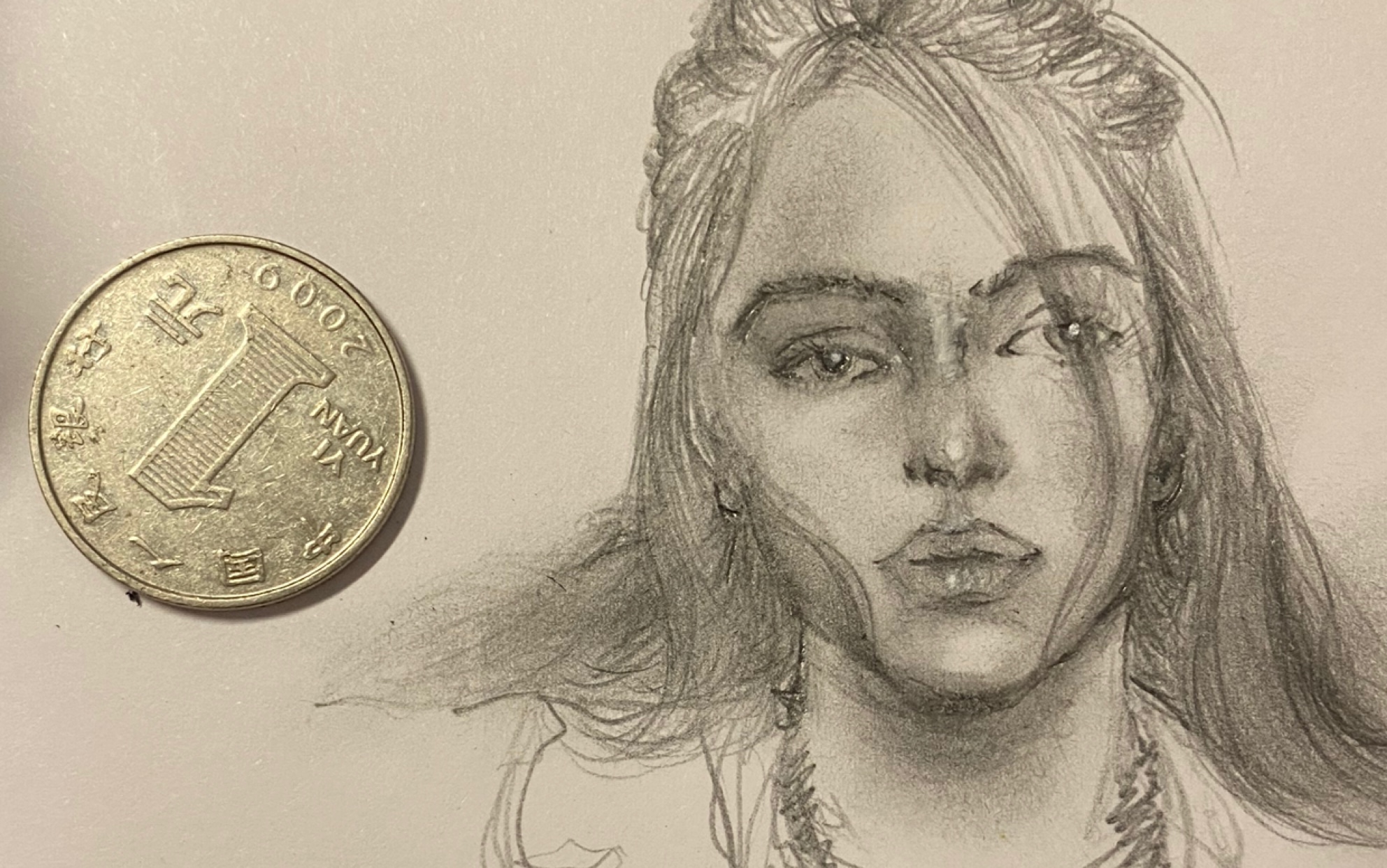 硬币画|碧梨手绘