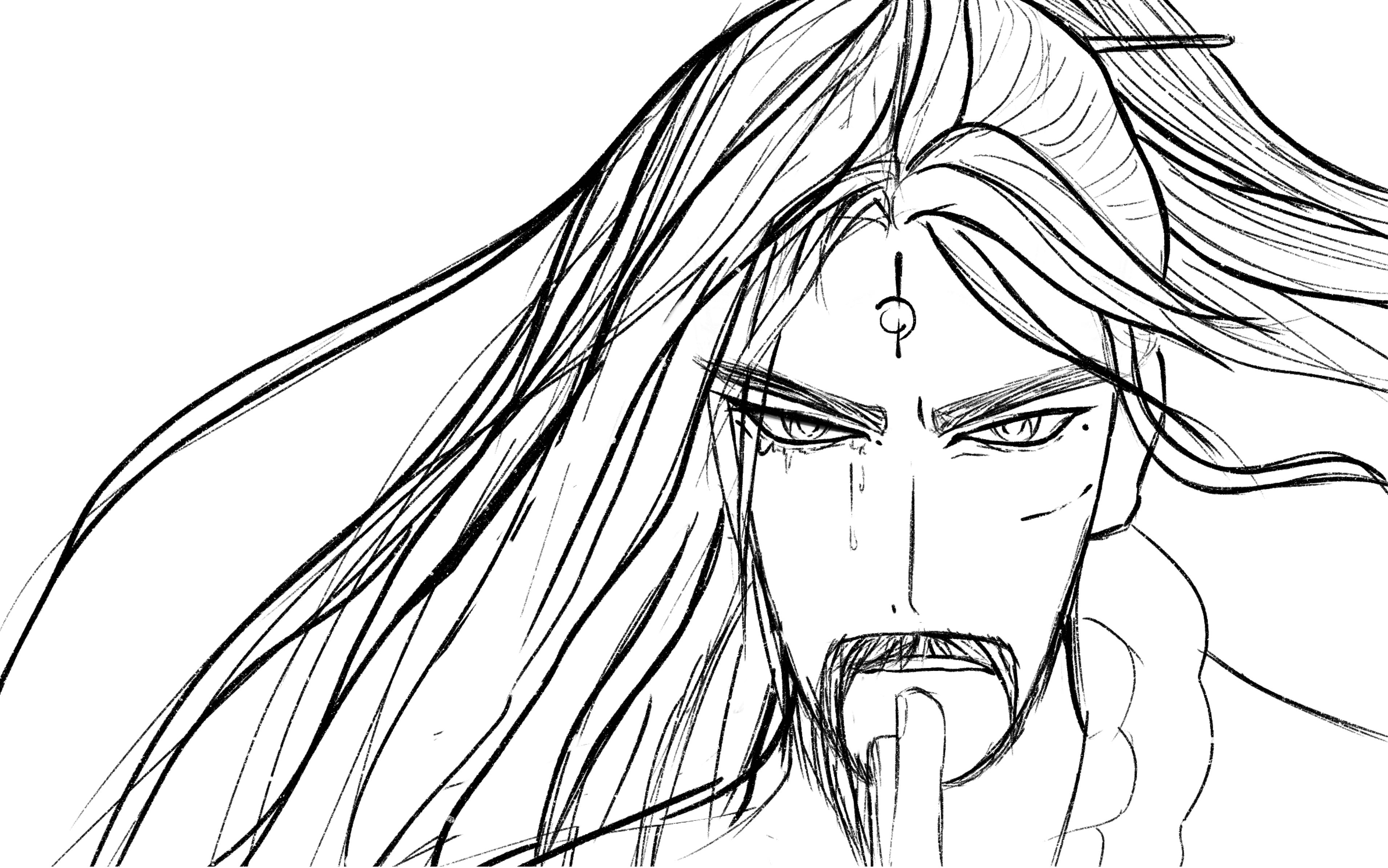 「姜子牙」只有粗线稿,问就是技术不到位,无法独立完整产粮/ps:能不能