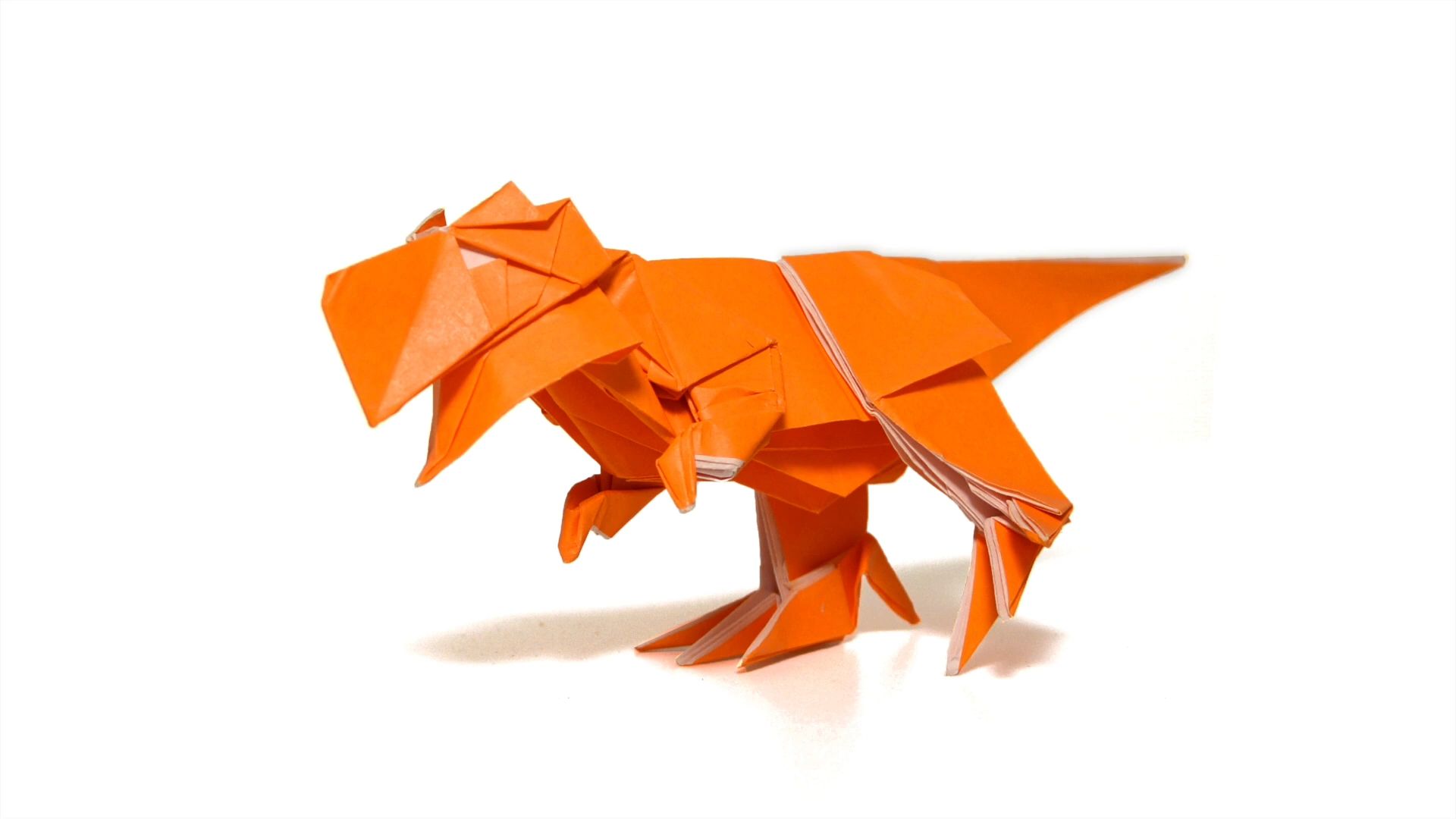 yoshimasa tsuruta 霸王龙折纸教程 origami tyrannosaurus