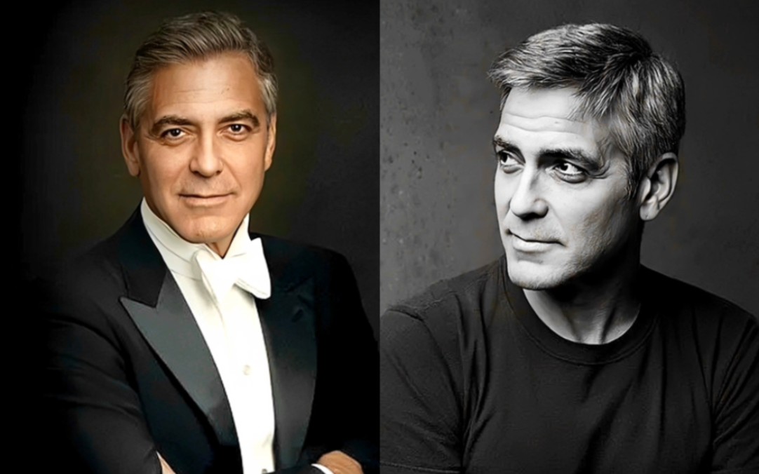 乔治·克鲁尼(george clooney)好莱坞公认四大帅哥之一!