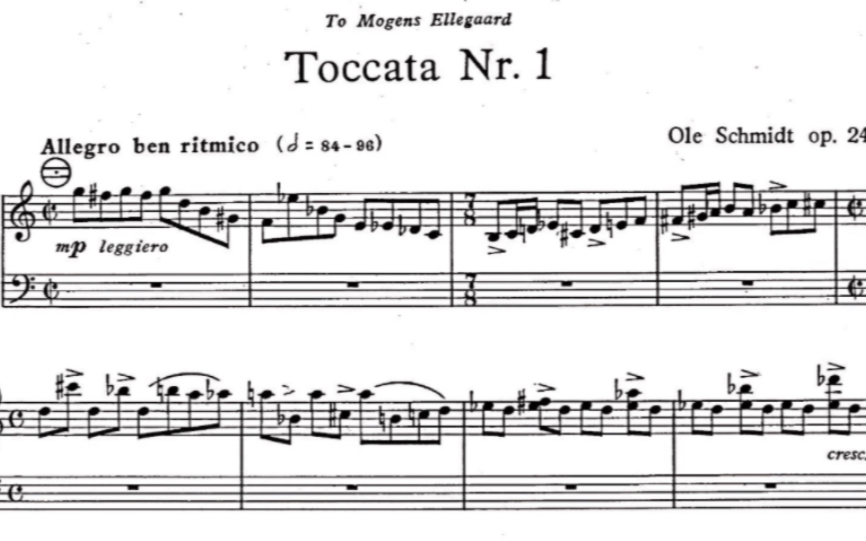 【现代派手风琴作品】《Toccata No.1托卡塔一号》欧勒ⷦ–𝥯†特(Oleⷓchmidt)/创作时间:1960年/巴扬演奏:塞缪尔ⷦ𓰦‹‰里哔哩哔哩bilibili