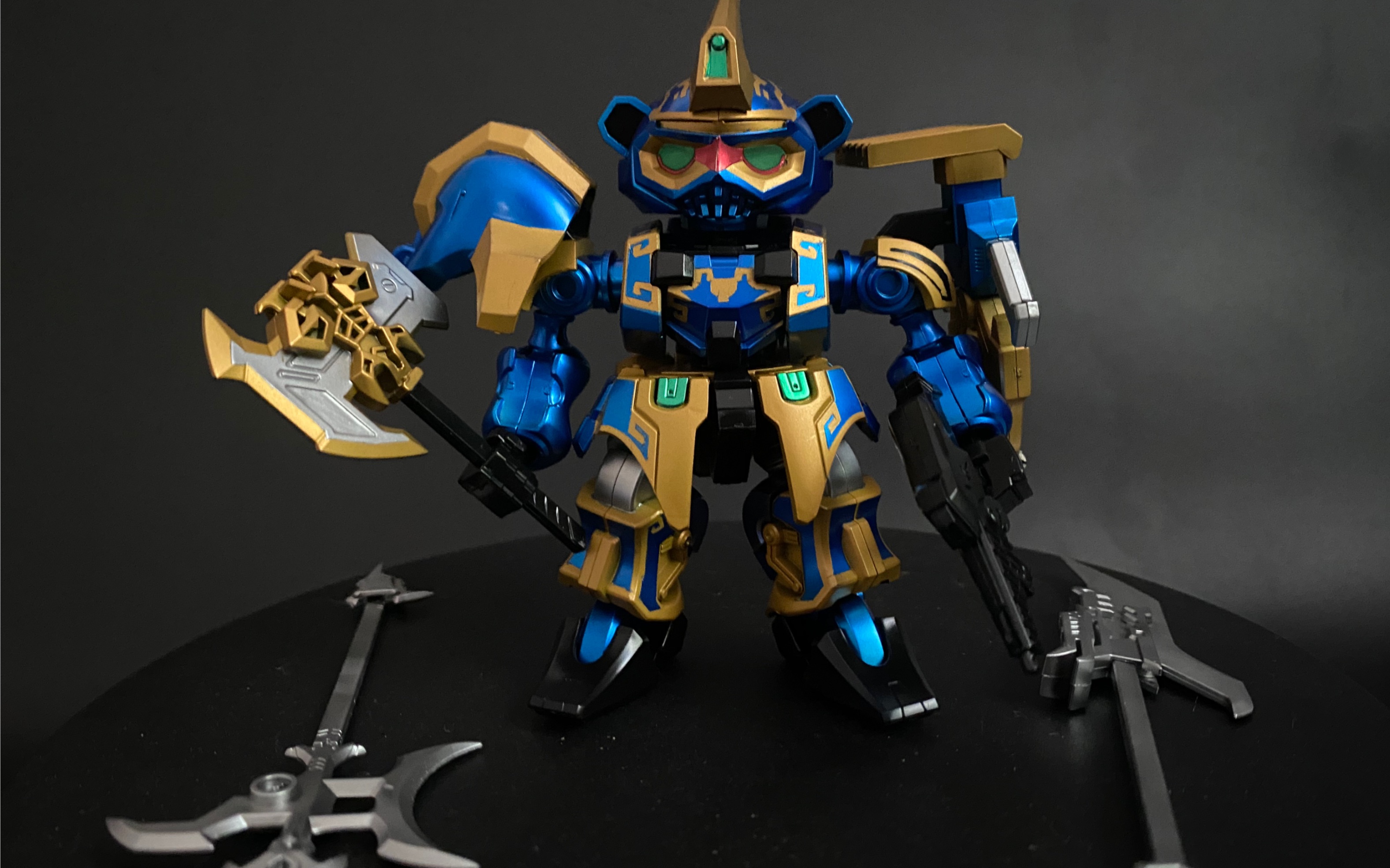 奥迪双钻三国凯能sd高达 许褚盖里昂 凯能 喷涂展示