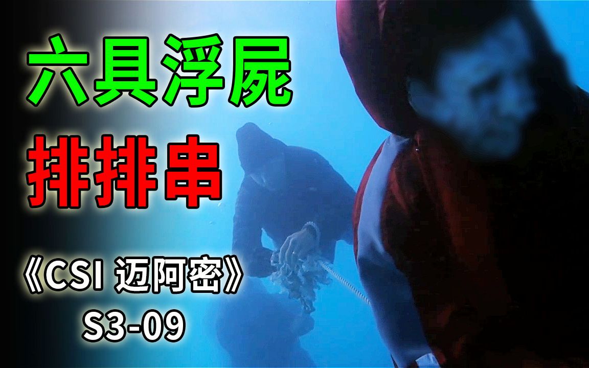 [图]六具浮尸被串成“糖葫芦”，吓坏潜水小夫妻《CSI 迈阿密》S3-09