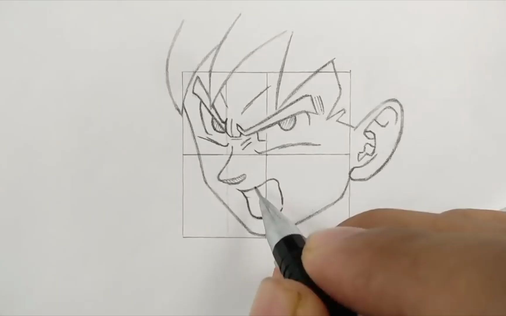 手绘七龙珠看我的龟派气功赛亚人孙悟空