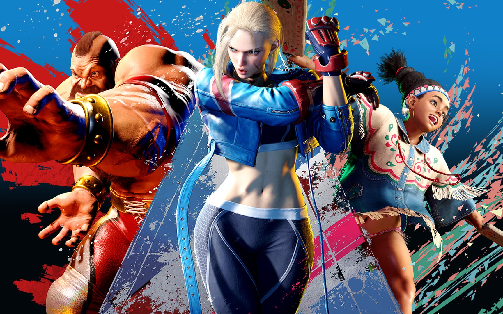 【4k】街霸6:红色风暴桑吉尔夫,可爱的莉莉以及冷酷杀手嘉米闪亮登场