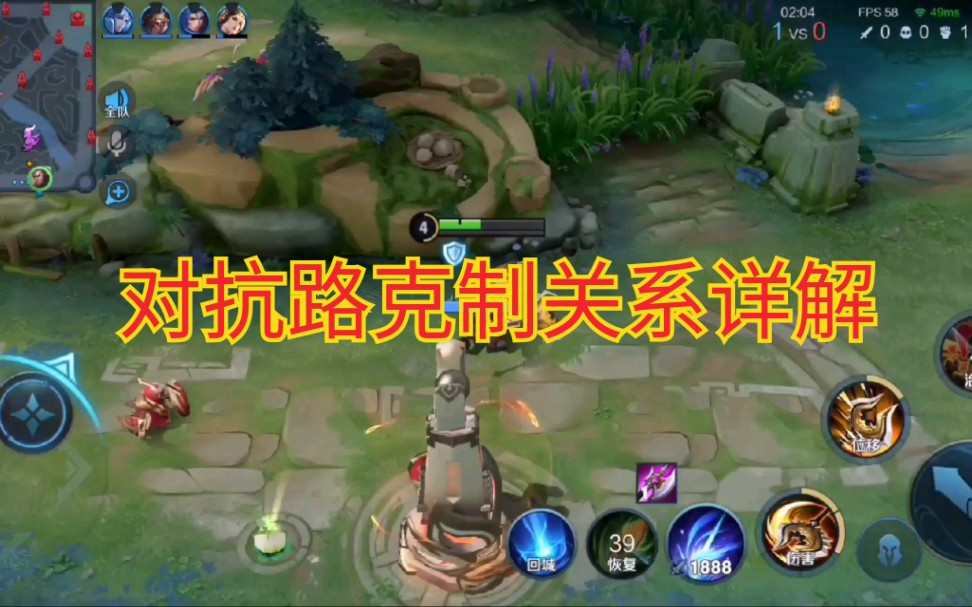 对抗路克制关系详解