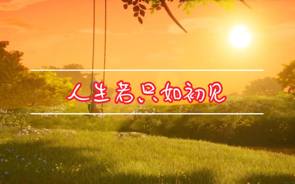 人生若只如初见