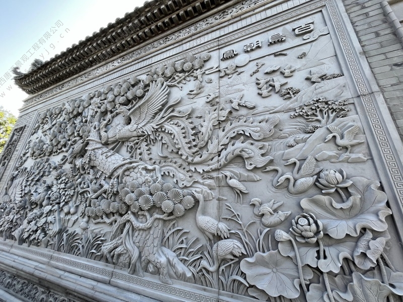 浮雕百鸟朝凤改版升级,悬空鸟头, 让百年砖雕技艺"活"起来