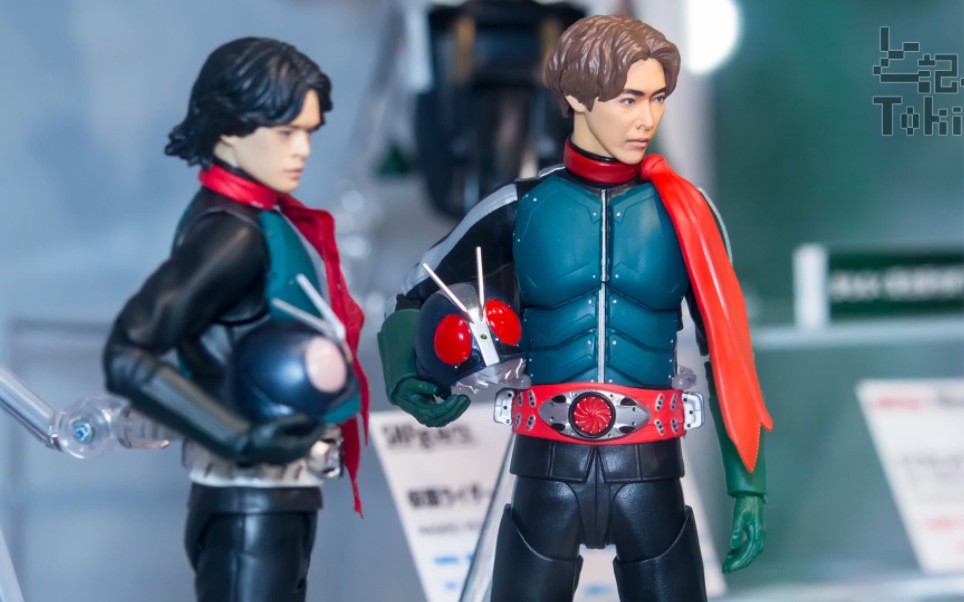 h.f 新假面骑士 第2 1号&真人头雕 展示视频