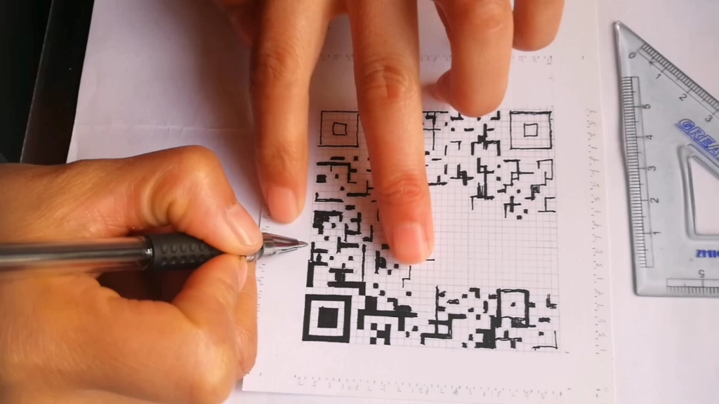 手绘二维码
