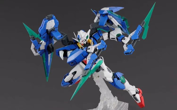 【模型分享】万代 bandai mg 00q全刃式_哔哩哔哩 (゜-゜)つロ 干杯