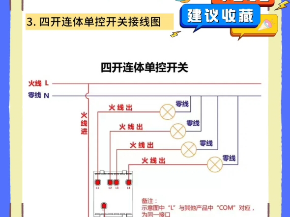 家装电工必备!最全开关接线图大揭秘哔哩哔哩bilibili