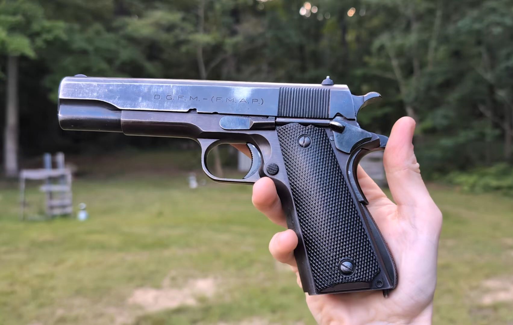 阿根廷版m1911a1手枪:sistema m1927手枪射击