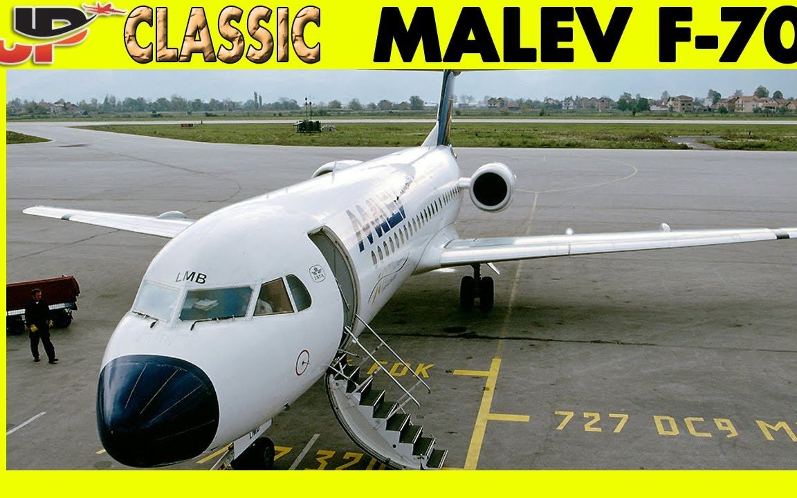 福克70客机座舱视角2000年拍摄达佩斯萨拉热窝布达佩斯