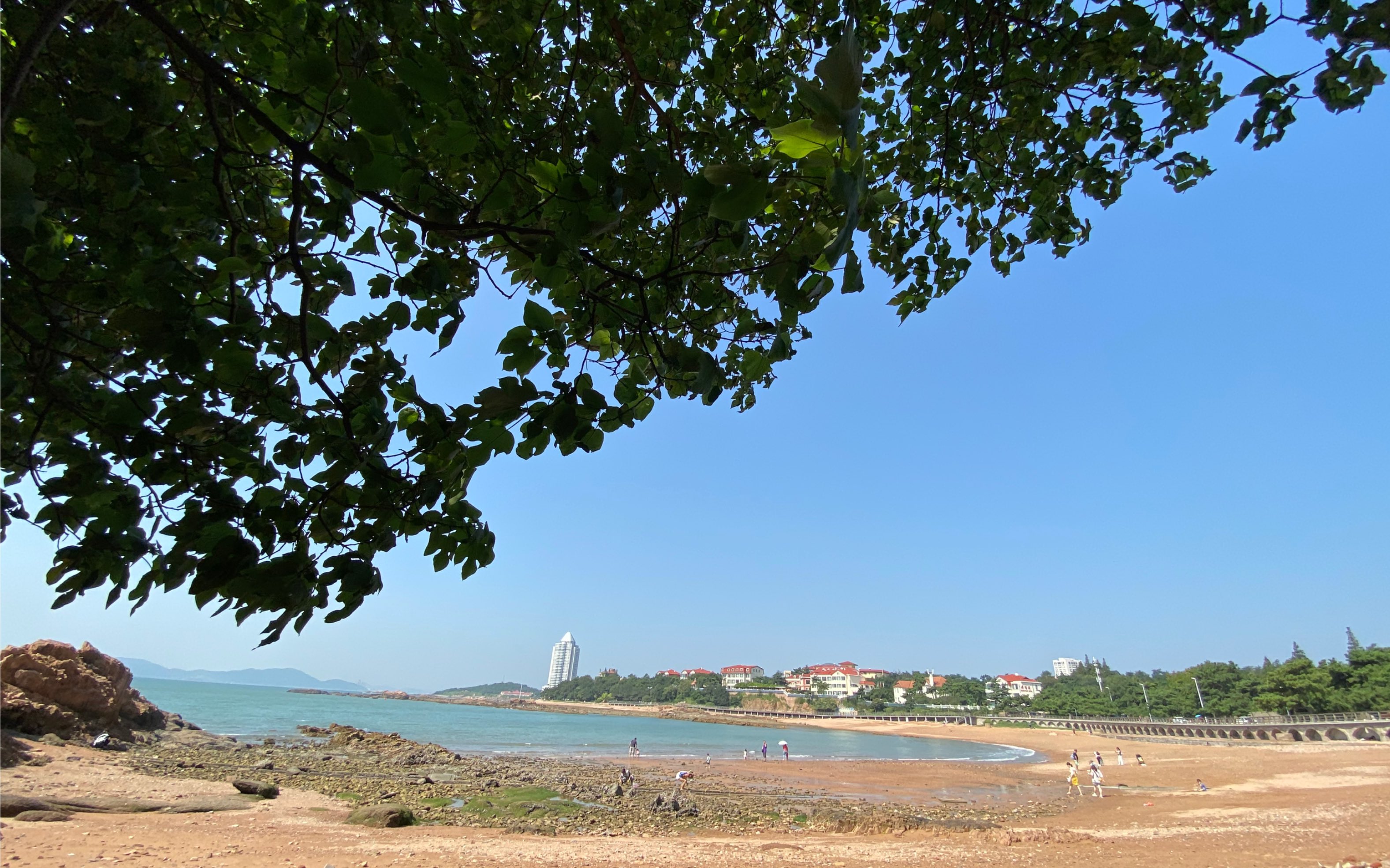 青島太平角公園,9月的清風大海