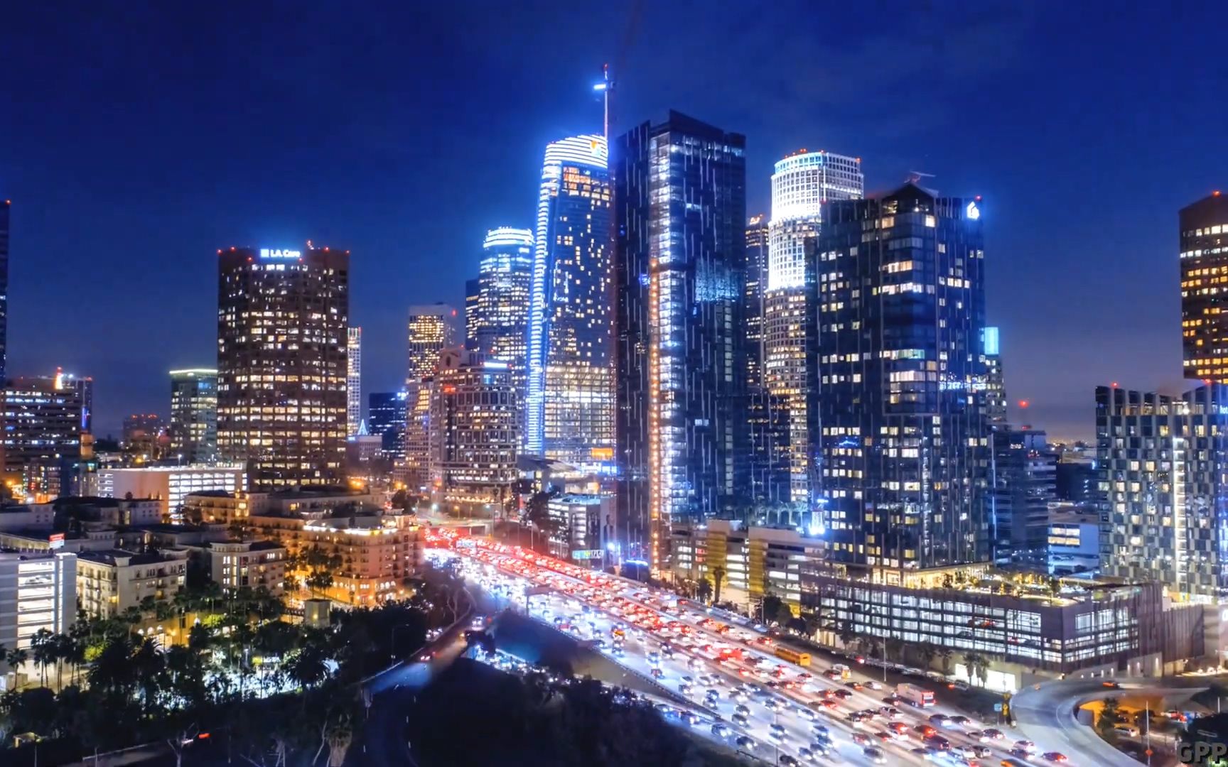 洛杉矶城市航拍