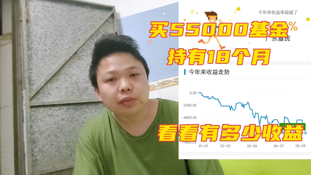 打工娃支付宝买55000基金,持有18个月,给大家看看赚了多少钱哔哩哔哩bilibili