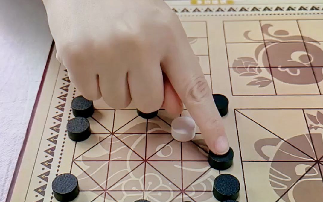 围虎棋如何取胜?秘诀在哪一步?